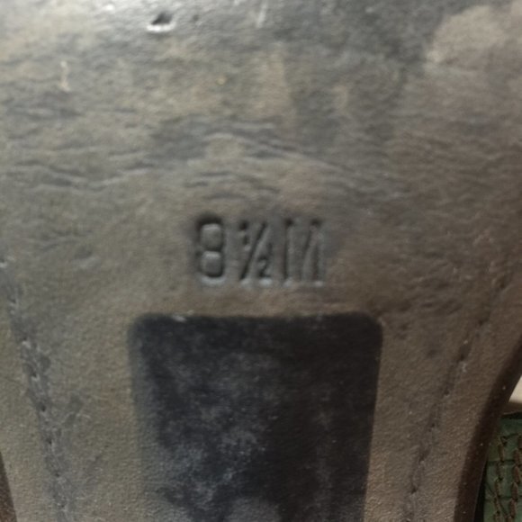 DONALD J PLINER Square Toe Criss Cross Faux Aligator Mule Sandal Slip‎ On - Picture 7 of 7